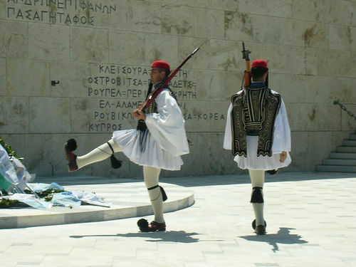 evzones plaza sintagma