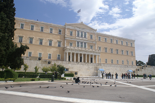 parlamento la plaza sintagma