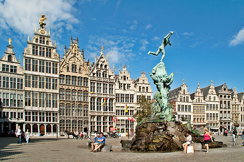 grote markt ciudad de amberes
