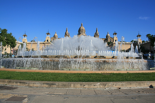 parque cervantes en barcelona