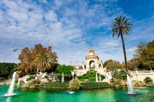 Paseando por algunos parques de Barcelona