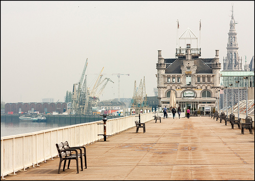 puerto de la ciudad de amberes