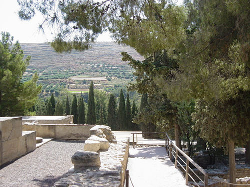 situacion palacio de knossos