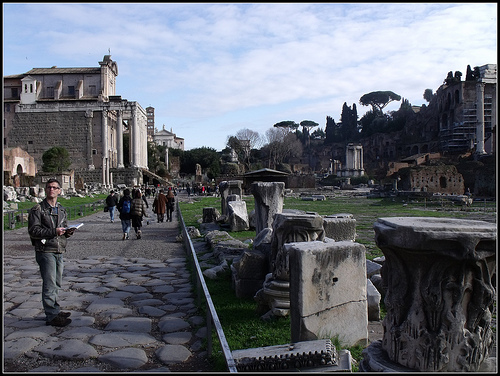 via sacra foro romano