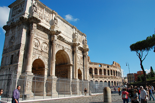 arco de constantino la roma antigua
