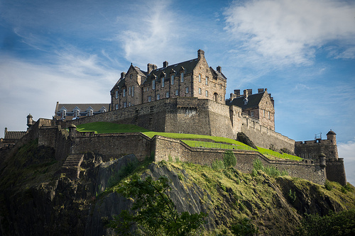 El castillo de Edimburgo, el lugar donde están las Joyas de la Corona