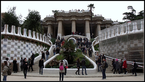 escalinatas parque guell