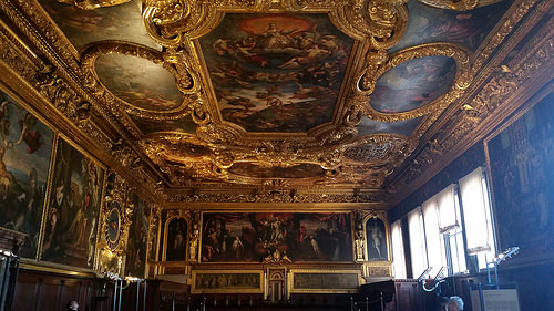 interior palacio ducal de venecia