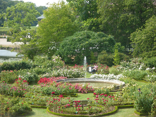 jardin de rosas castillo de egeskov