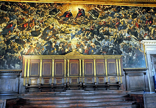 lienzo interior palacio ducal de venecia