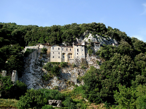 santuario de greccio en italia