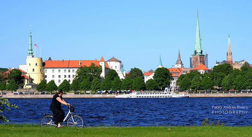 vistas casco antiguo de riga