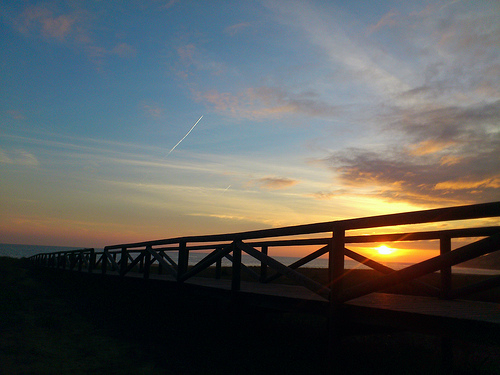 puesta de sol zahara de los atunes