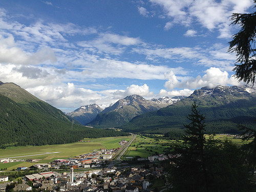 Un lugar llamado Samedan, un paraíso en los Alpes suizos