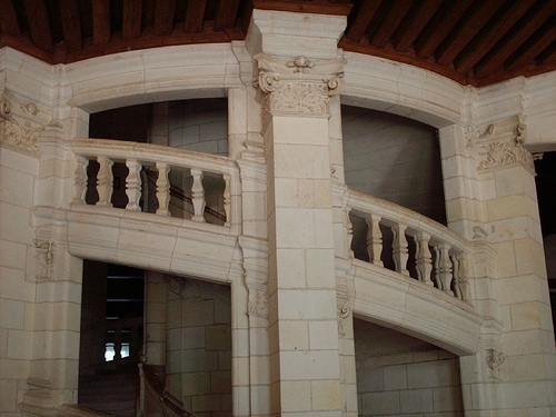 escalera castillo chambord