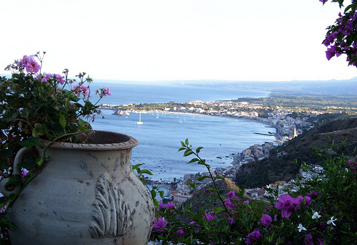 vistas de taormina