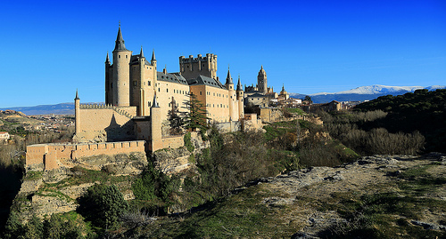 El Alcázar de Segovia en España, una colosal fortaleza de la Edad Media