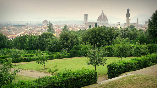 El espectacular jardín de Bóboli en Florencia