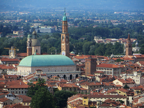 La ciudad de Vicenza en Italia, la ciudad monumental de Palladio