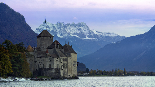 El Castillo de Chillon en Suiza, un viaje al pasado