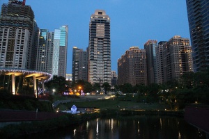 De paseo por la ciudad de Taichung en Taiwán
