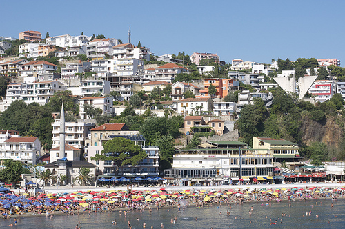 Ulcinj una hermosa ciudad de Montenegro en el Mar Adriático