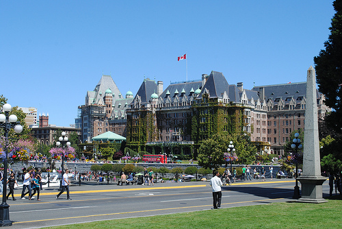 Victoria y sus hermosos edificios, uno de los sitios espectaculares de Canadá
