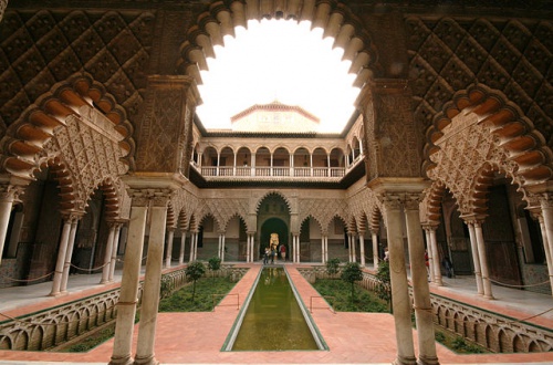 Los Reales Alcázares de Sevilla, sacados del cuento de las mil y una noches