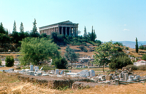 Descubre el Templo de Hefesto y Atenea Ergané en la ciudad de Atenas