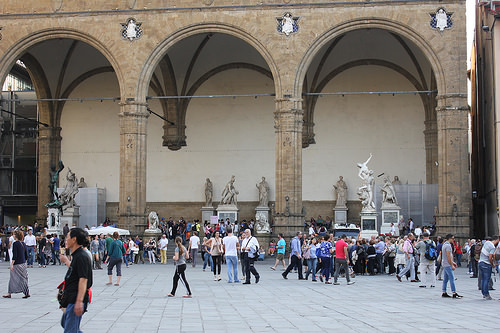 La Loggia della Signoria en Florencia, un lugar histórico