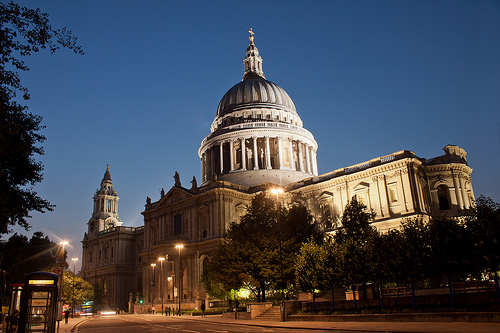 La hermosa Catedral de San Pablo en Londres