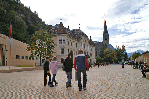 Vaduz, una hermosa y agradable ciudad de Liechtenstein