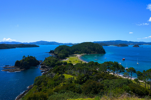 La Bahía de las Islas, uno de los lugares de Nueva Zelanda más extraordinarios