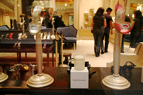 manolo Blahnik, de compras por madrid