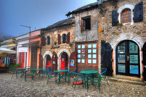 HDR Mostar. Ciudad de Bosnia y Herzegovina Mostar 2