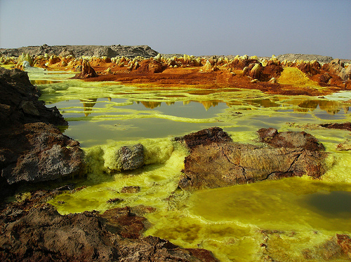 cráter volcánico Dallol
