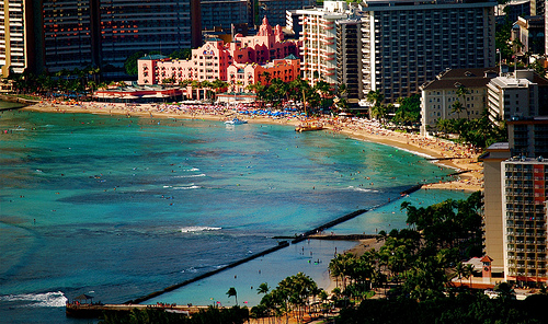 Waikiki from Diamond Head. Hawái isla Oahu 4