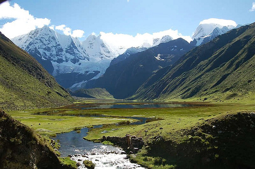 El senderismo a la Cordillera Huayhuash en Perú