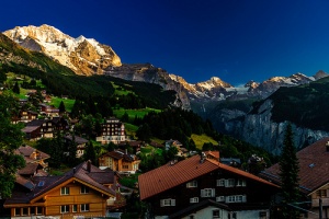 La belleza de Wengen, una hermosa localidad de Suiza