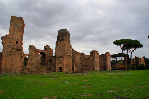 Las espectaculares Termas de Caracalla en Roma