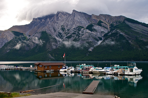 Lake Minnewanka Harbor