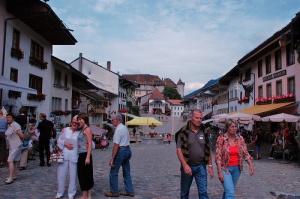 La exquisita ciudad de Gruyères en Suiza