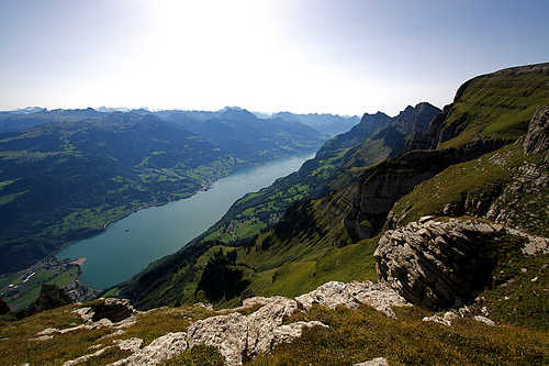 Walensee, un hermoso lago de Suiza