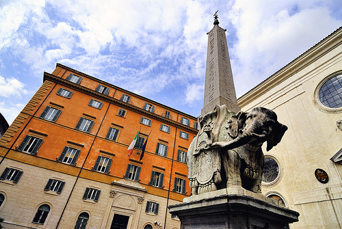 El Obelisco della Minerva en Roma, toda una obra milenaria del arte y de la sabiduría