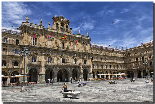 La Plaza Mayor de Salamanca, una de las más espectaculares de España