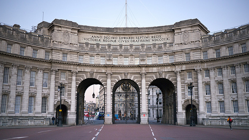 El Admiralty Arch en Londres, el hermoso conjunto monumental de la curiosa nariz