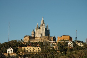 La Montaña de Tibidabo en Barcelona, un lugar de mucha diversión