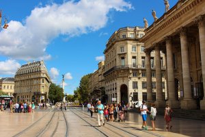 La delicia de Burdeos en Francia