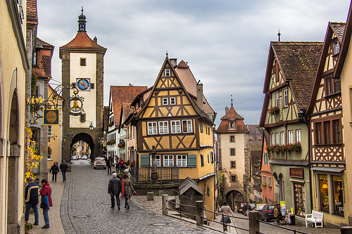 La hermosa ciudad de Rothenburg ob der Tauber