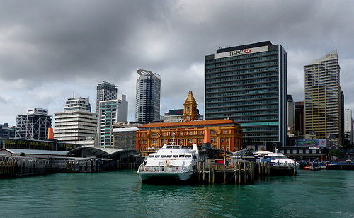 Ferry Terminal Auckland. NZ. ciudades de Nueva Zelanda